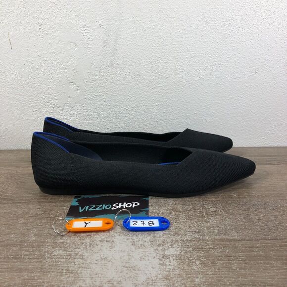 Rothy's The Point Solid Black Slip On Ballet Casual Flats Women's 9.5 - Picture 8 of 8